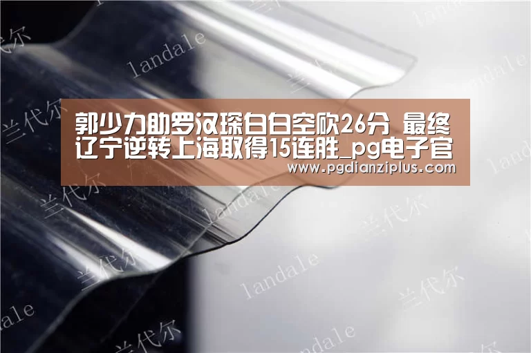 郭少力助罗汉琛白白空砍26分 最终辽宁逆转上海取得15连胜_pg电子官网(图2) pg娱乐官网